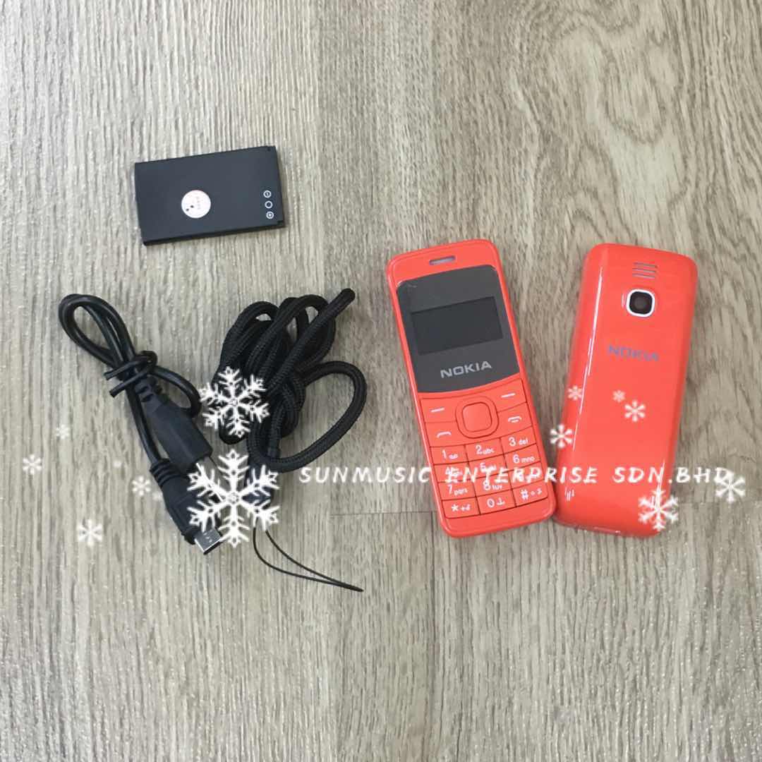 (Orange)NOKIA 8110 Super mini Body Wireless Bluetooth Dialer Phone(Ready Stock)